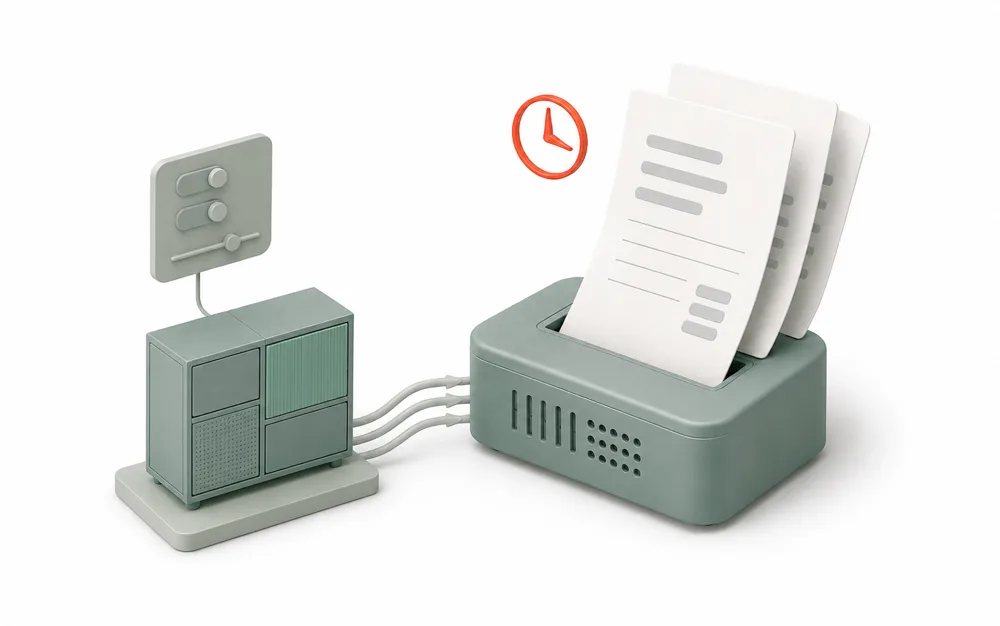 La configuración entra en un generador del que sale una propuesta de varias páginas en cuestión de minutos.
